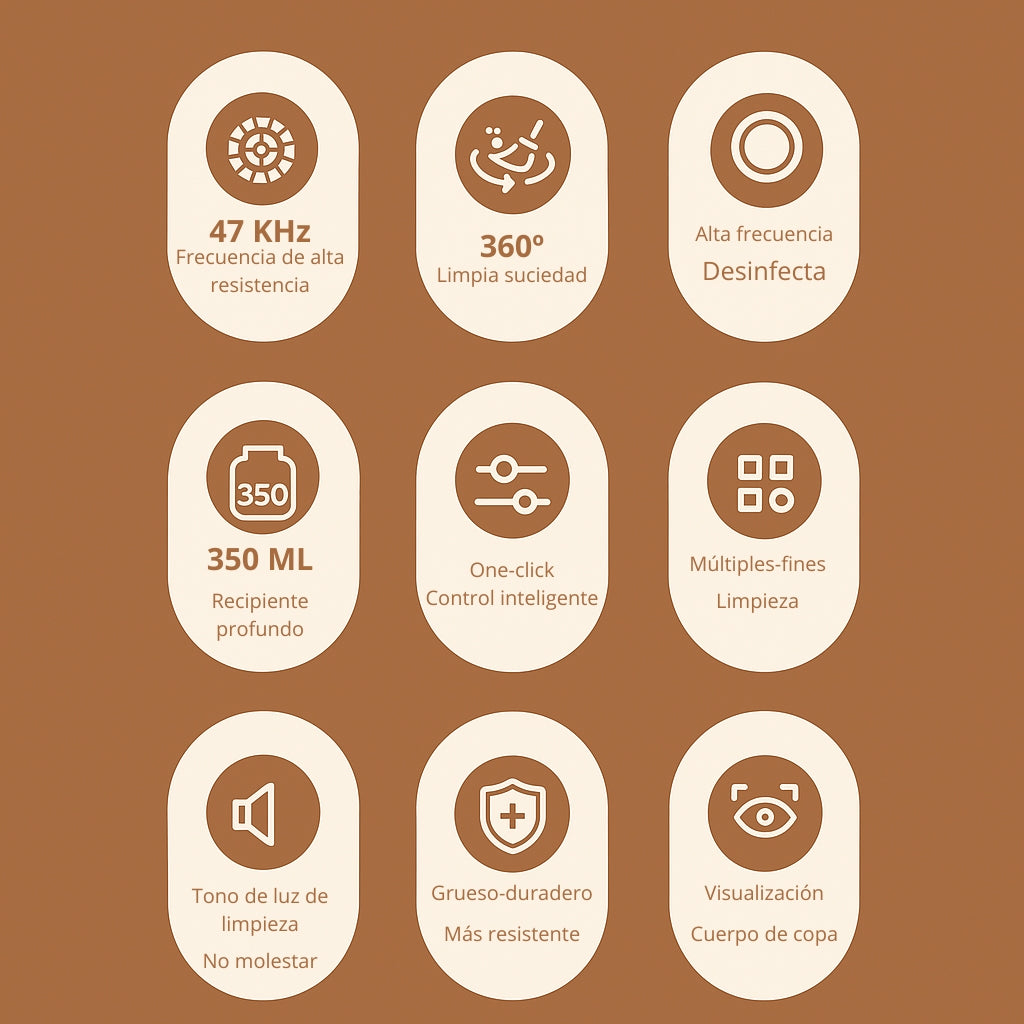 Limpiador ultrasónico