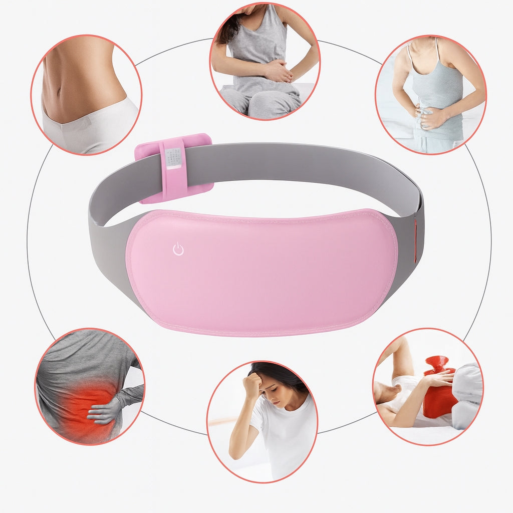 Cinturon calefactado para dolores menstruales y cólicos