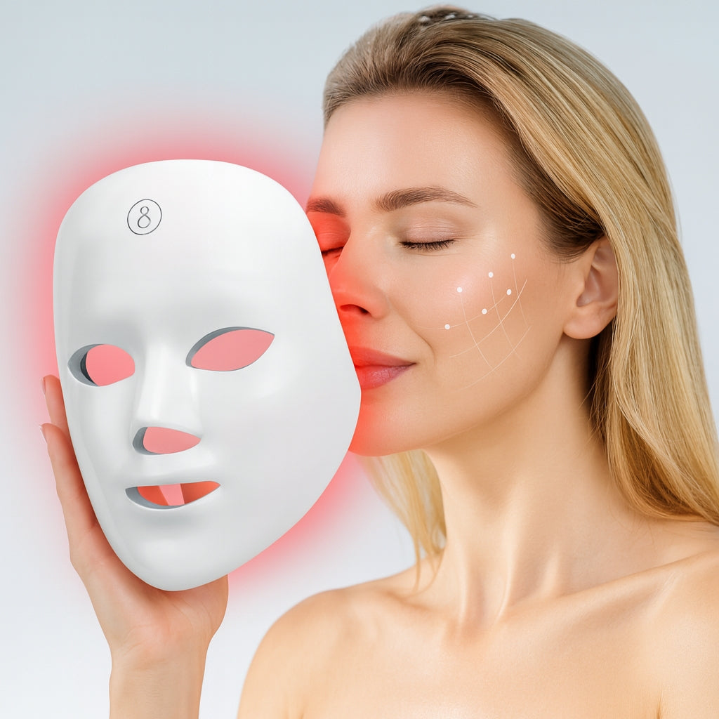 Máscara facial LED