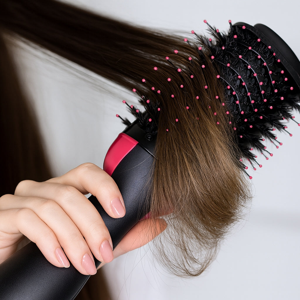 Cepillo secador y voluminizador Rosa