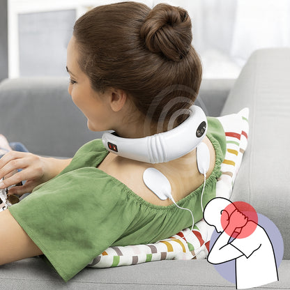 Masajeador de cuello y espalda electromagnético