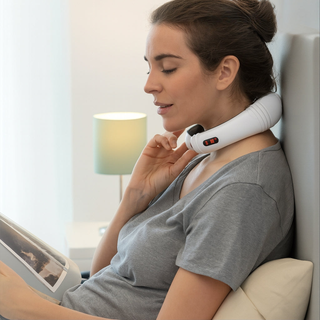 Masajeador de cuello y espalda electromagnético