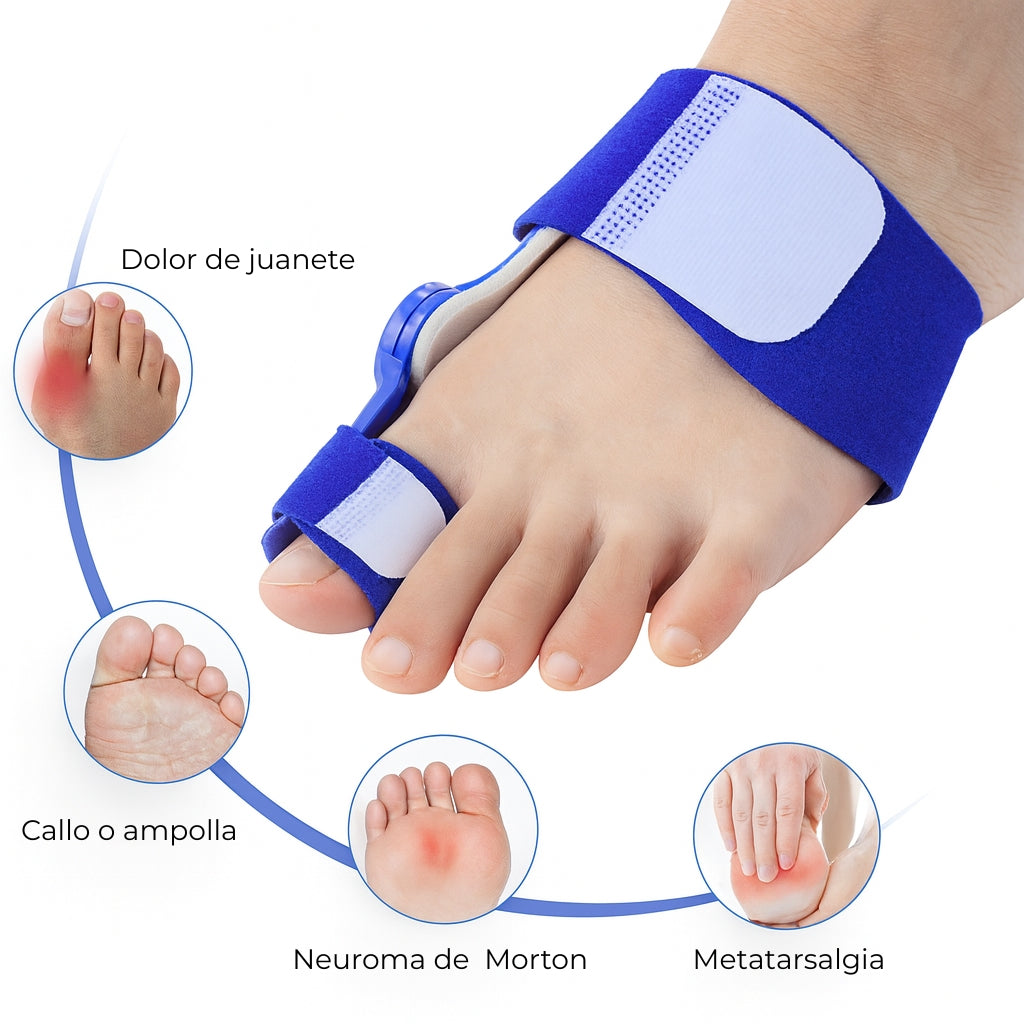 Corrector de juanetes azul