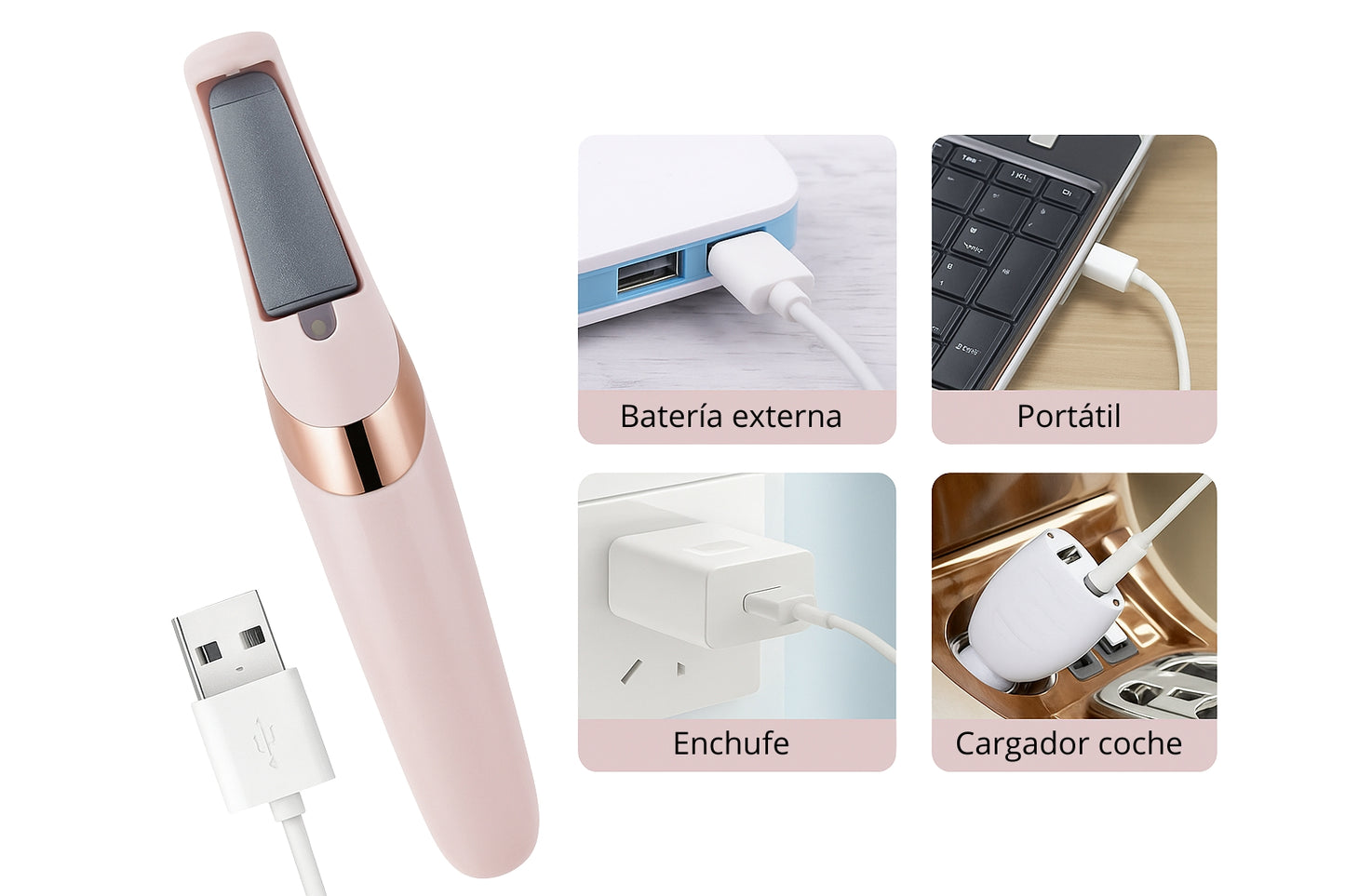 Lima de pies eléctrica