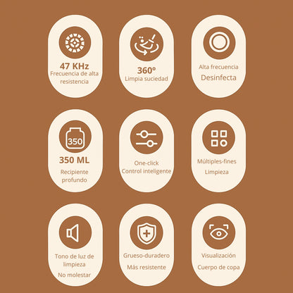 Limpiador ultrasónico