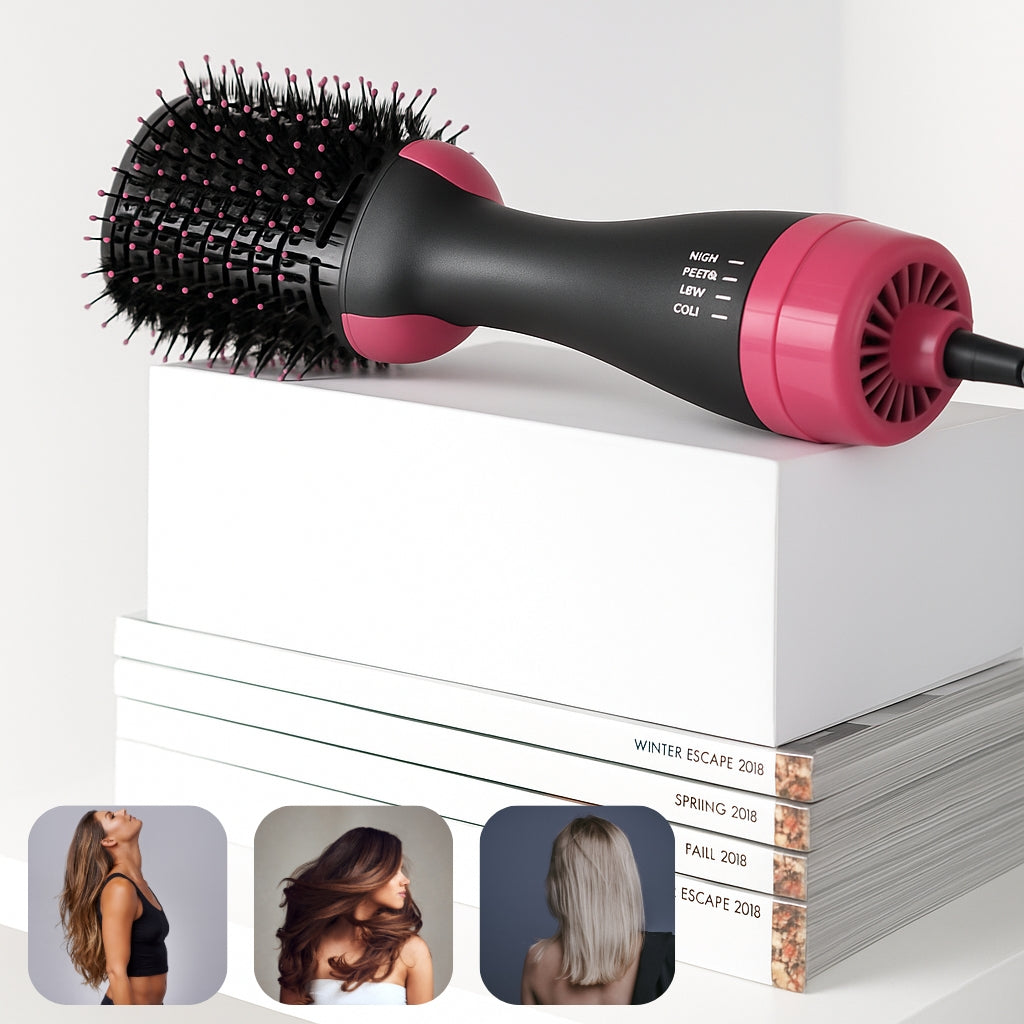 Cepillo secador y voluminizador Rosa